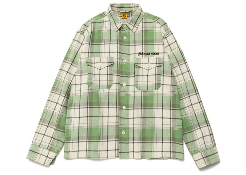 Риза Human Made Checked Overshirt Зелено | HM25SH003, 0