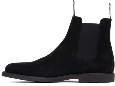 Облекло Common Projects Common Projects Waxed Suede Chelsea Boots Черно | ARTICLE 2495, 2