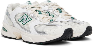 Кецове и обувки New Balance 530 Sea Salt Marsh Green Бяло | MR530SX, 4