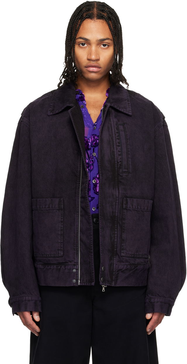 Dries Van Noten Patch Pocket Denim Jacket