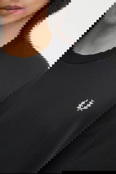 Суитчър Fred Perry Fred Perry Crew Neck Sweatshirt M1369 Черно | M1369, 3