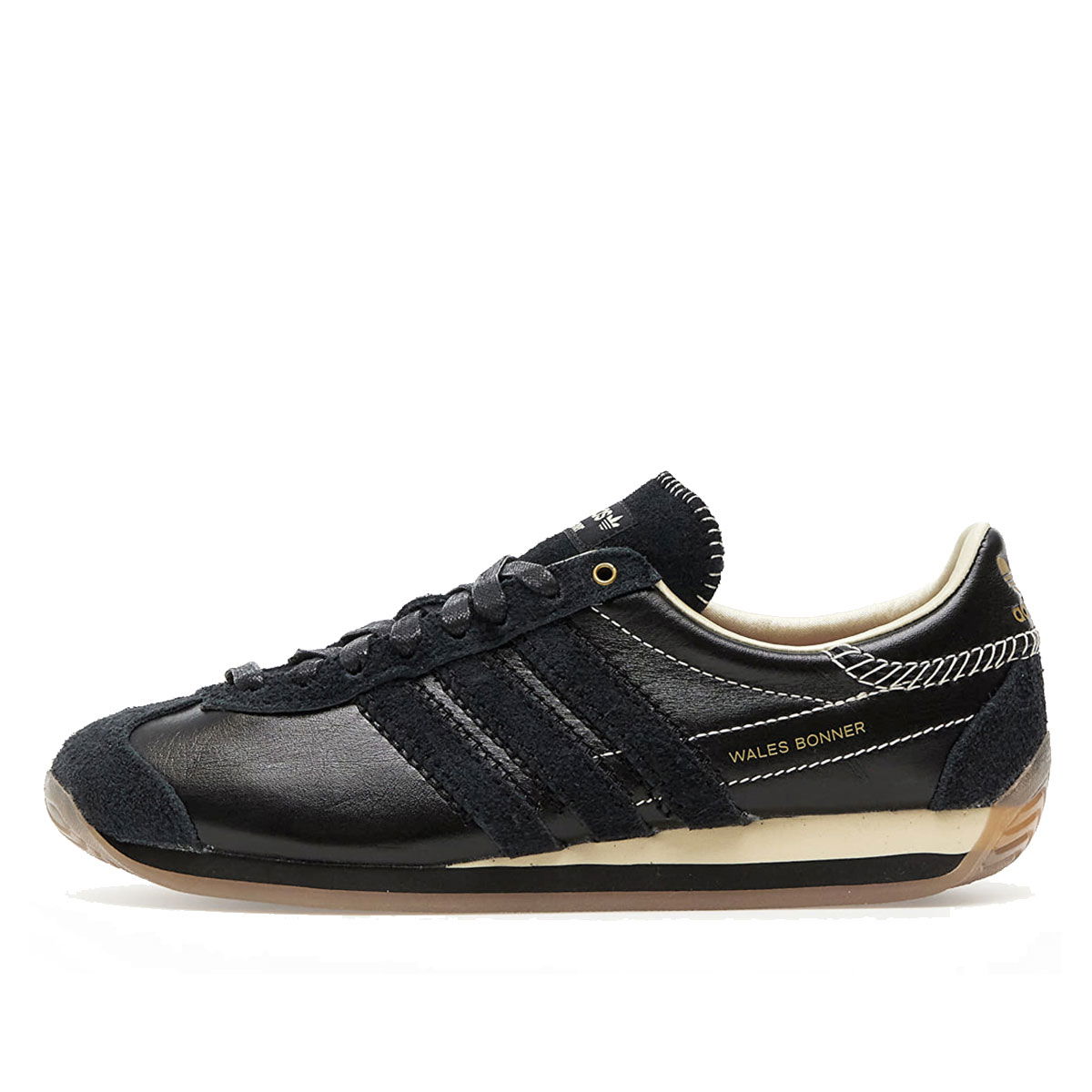 Кецове и обувки adidas Originals Wales Bonner x Country "Black" Черно | GY1702, 1