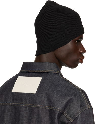 Шапка Jil Sander Jil Sander Rib-Knit Beanie Черно | J47ZZ0130_J14773, 2