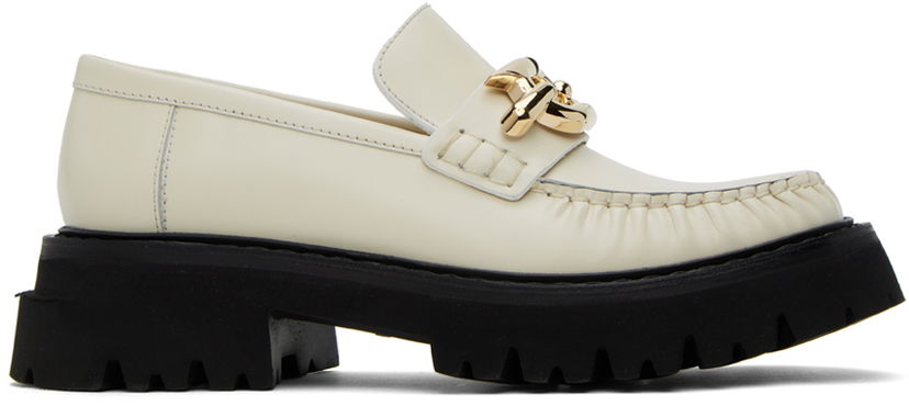 Кецове и обувки FERRAGAMO Ferragamo Ingrid Loafers Бяло | 01G019 - 763905