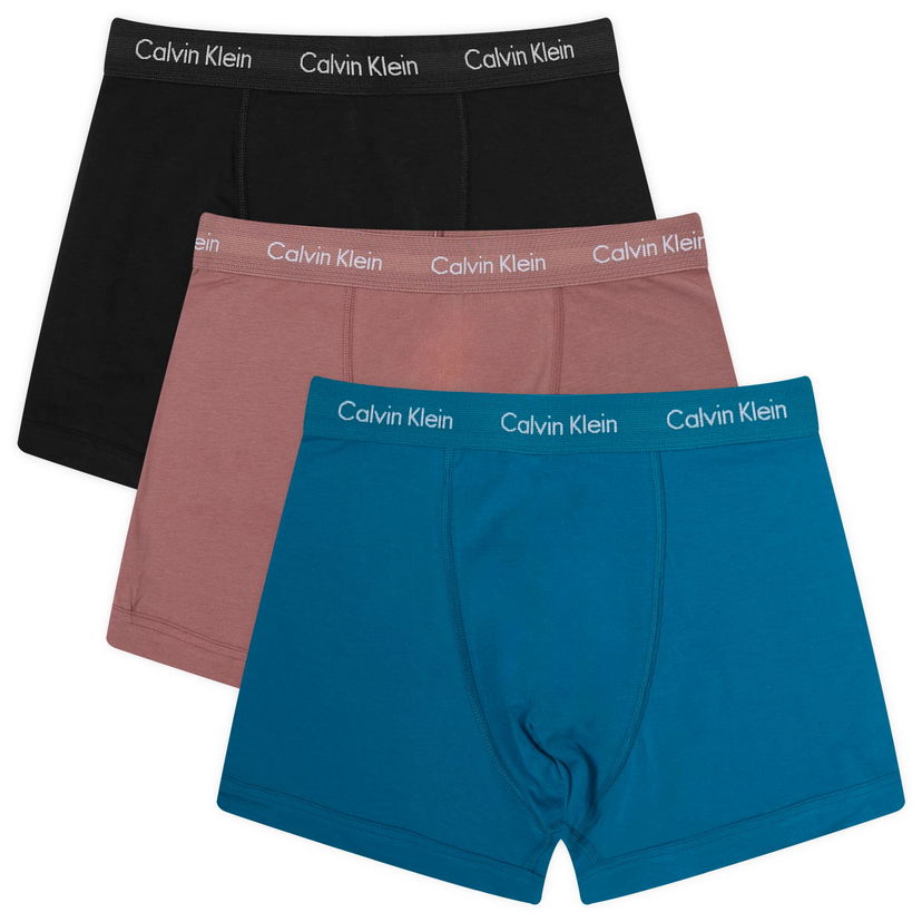 Боксерки CALVIN KLEIN Trunk - 3 Pack Синьо | 0000U2662GPA3