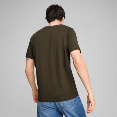 Тениска Puma Men's Logo Graphic T-Shirt Зелено | 586759-76, 3