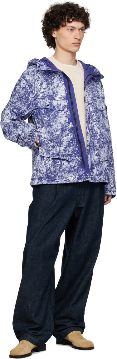 Ветровка Stone Island Stone Island Pigment Stretch-TC Hooded Jacket Синьо | K1S15 4100076 S0143, 4