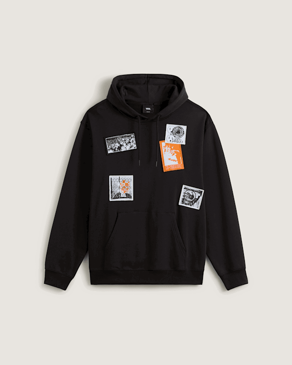 Суитчър Vans Vans Punk Patch Pullover Hoodie Черно | VN000PAZBLK, 0