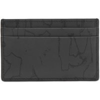 Портфейл Alexander McQueen Graffiti Logo Card Holder Черно | 7362301AAQ4-1000, 1