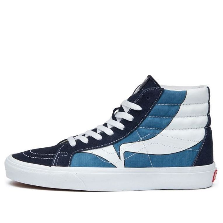 Кецове и обувки Vans SK8-HI Reissue Warp Синьо | VN0A4U3D21Q