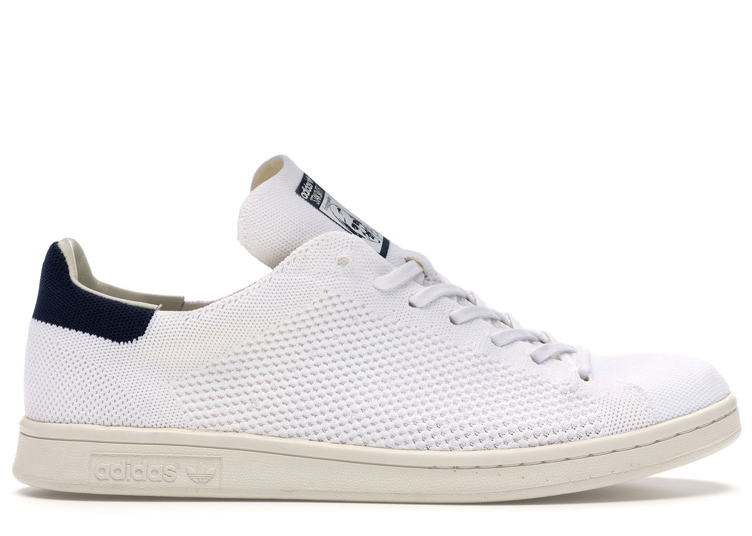 Кецове и обувки adidas Originals Stan Smith Primeknit White Blue Бяло | S75148, 0