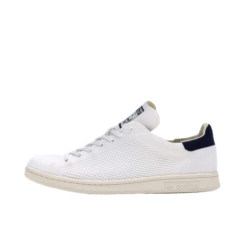 Кецове и обувки adidas Originals Stan Smith Primeknit White Blue Бяло | S75148