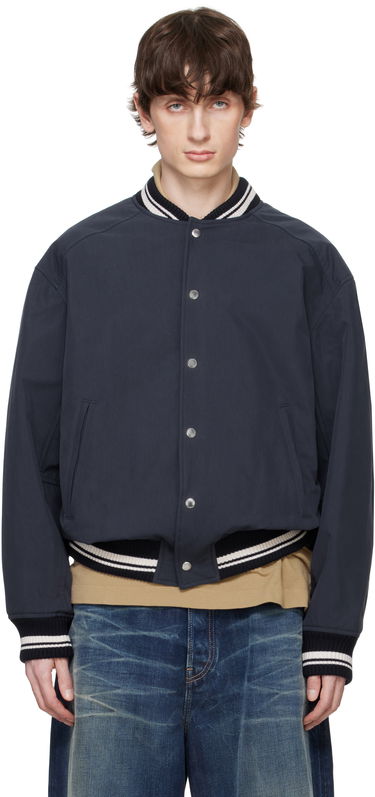 Яке бомбър MAISON KITSUNÉ Maison Kitsuné Teddy Bomber Jacket Тъмно синьо | OM02116WQ4048, 0