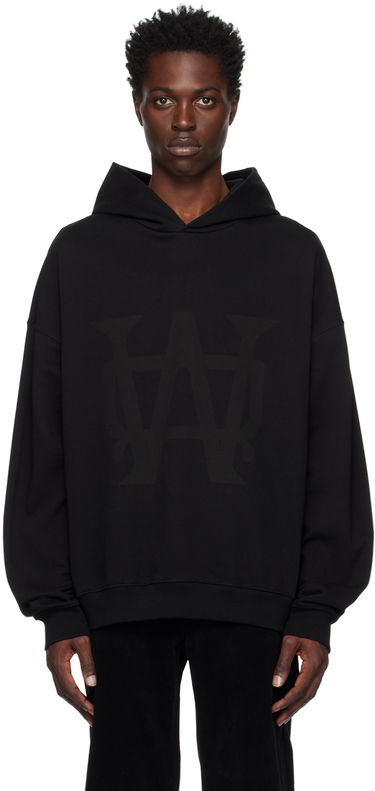 Суитчър We11done We11done Symbol Hoodie Черно | WD-TH3-22-801-U-BK, 0