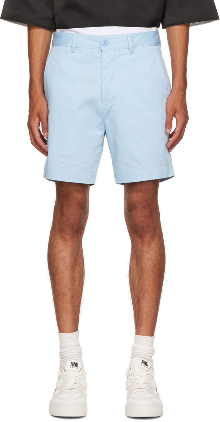 Къси панталони AMI Chino Shorts Синьо | HSO001.481, 0