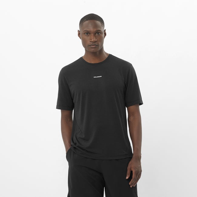 Тениска Salomon Shakeout Core Tee Черно | LC2423700, 0