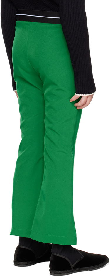 Панталони MSGM MSGM Kids Flared Trousers Зелено | MS029176, 2