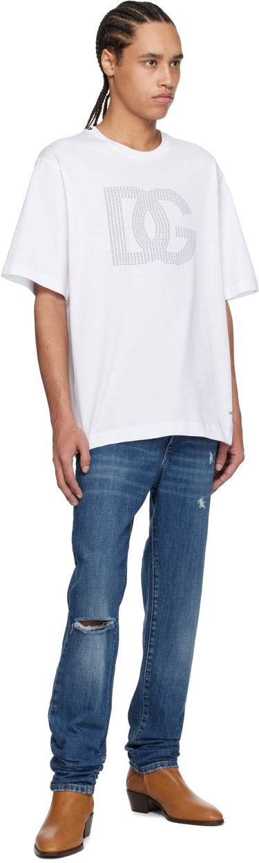 Тениска Dolce & Gabbana Dolce&Gabbana DG Logo T-Shirt Бяло | G8PN9TG7O4O, 3