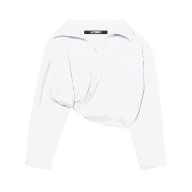 Риза Jacquemus La Chemise Mejean Shirt Бяло | 213SH101 1012 100, 0