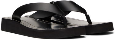 Облекло The Row The Row Ginza Platform Flip-Flop Sandals Черно | F1159-L52, 3