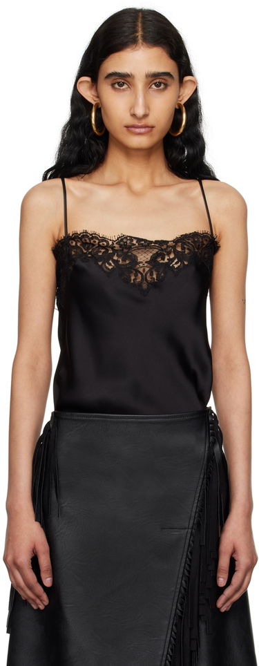 Потник Stella McCartney Stella McCartney Lace Trim Camisole Черно | 6T01253AU309, 0