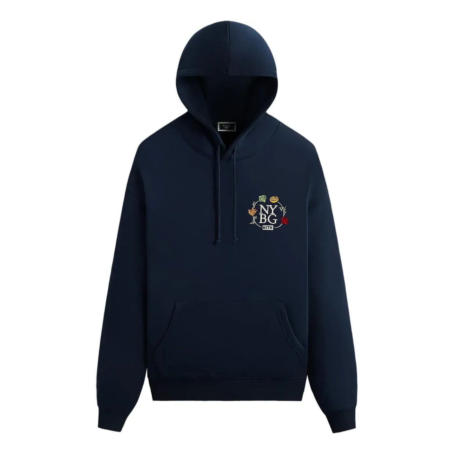 Суитчър KITH Williams III Garden Hoodie Тъмно синьо | KHM032119-413, 0