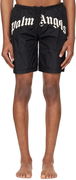 Palm Angels Curved Logo Swim Shorts