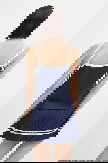 Потник Sporty & Rich Crown Tennis Pique Tank Тъмно синьо | TO079621304BL107, 2
