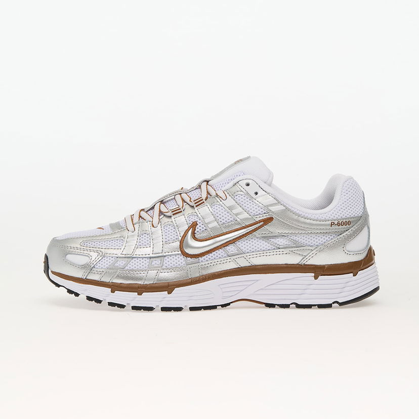 Кецове и обувки Nike P-6000 White/ Metallic Silver-Lt British Tan-Sail W Бяло | BV1021-109