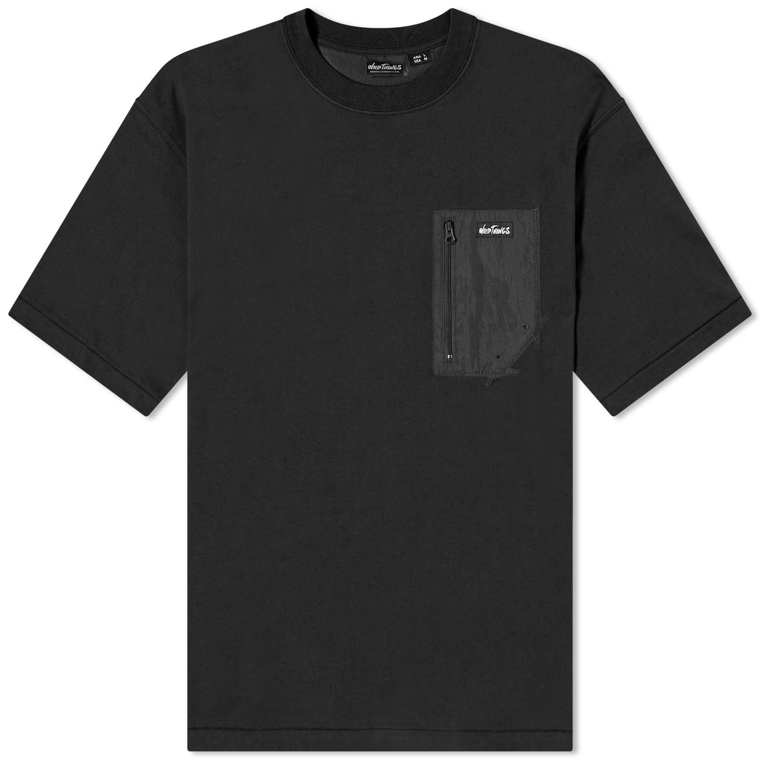 Тениска Wild things Camp Pocket T-Shirt Черно | WT241-24-BLK, 0