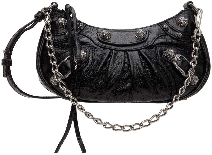 Чанта през рамо Balenciaga Mini 'Le Cagole' Bag Черно | 695814 210BK, 0