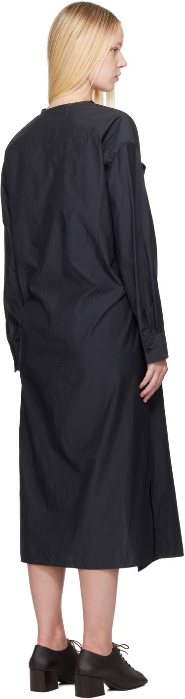 Pокля LEMAIRE Lemaire Soft Collar Midi Dress Черно | DR1099 LF1399, 2