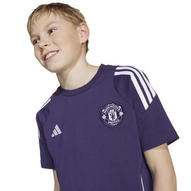 Тениска adidas Originals Manchester United T-Shirt 2025/26 Лилаво | jp3099, 3