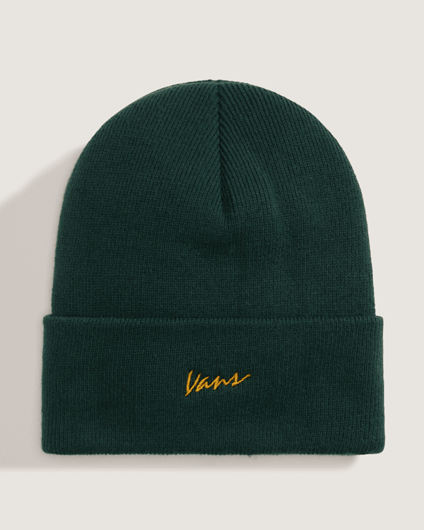 Шапка Vans Classic Script Tall Cuff Beanie Зелено | VN000QATEMU, 0