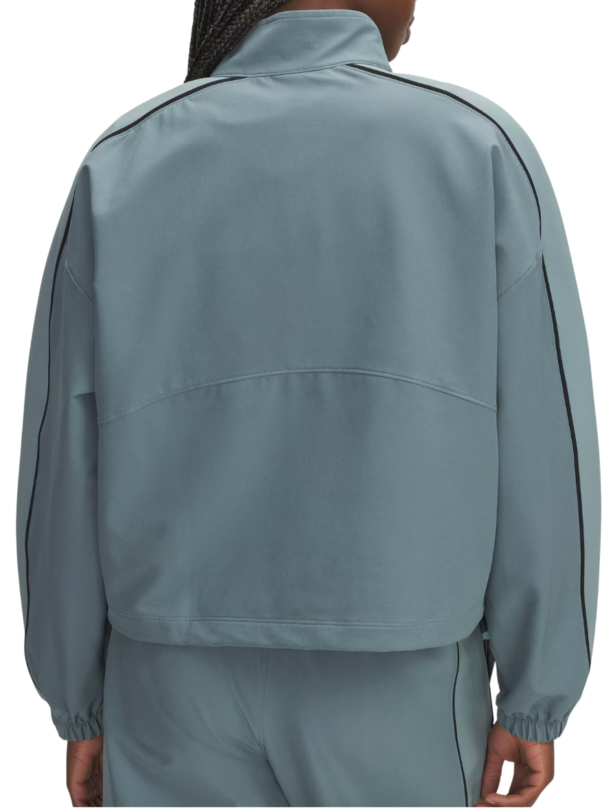 Ветровка Under Armour Rival Swoven Full-Zip Track Jacket with Contrast Piping Тюркоазено | 6003715-587, 1