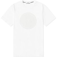 Тениска Stone Island Industrial Two Textured Print T-Shirt Бяло | 79152NS92-V0001, 1