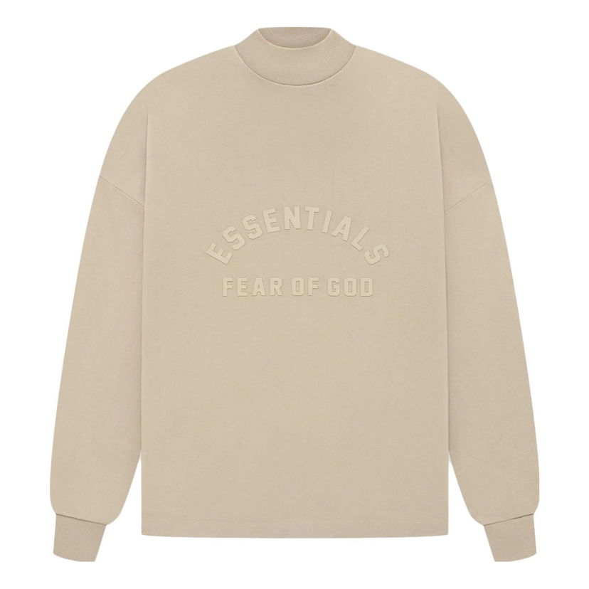 Пуловер Fear of God Fear of God Essentials LS Tee Бежово | 125SP232015F