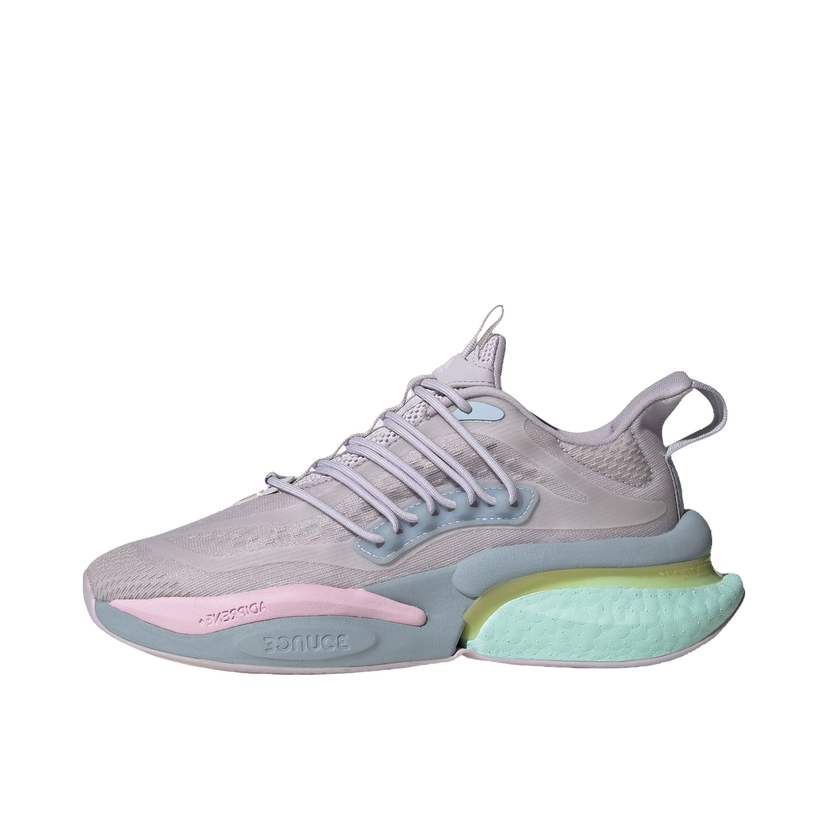 Кецове и обувки adidas Performance Alphaboost V1 Silver Dawn Orchid Fusion Almost Yellow (Women's) Сиво | IE9731