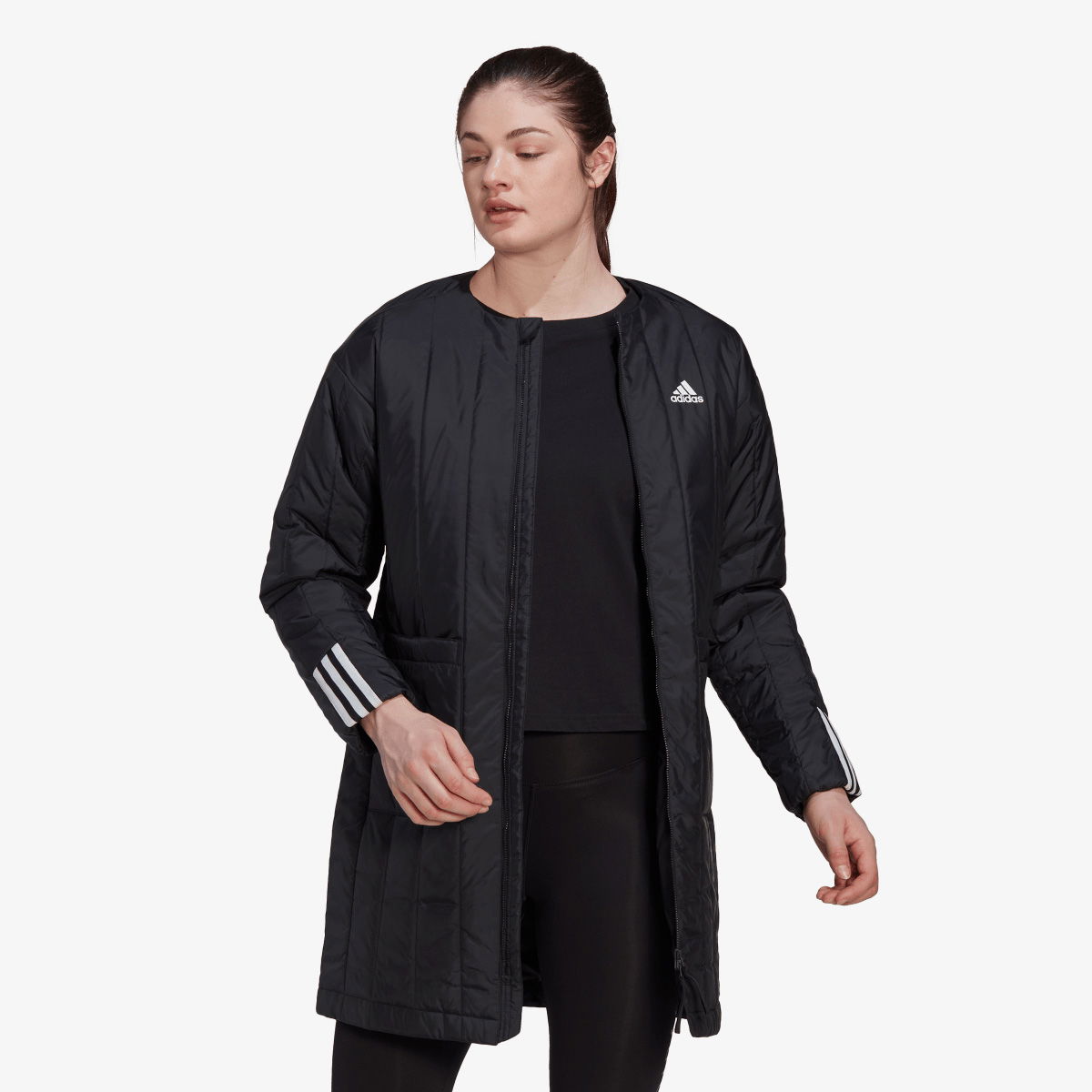 Парка adidas Originals Long Padded Jacket Черно | HG8711, 0
