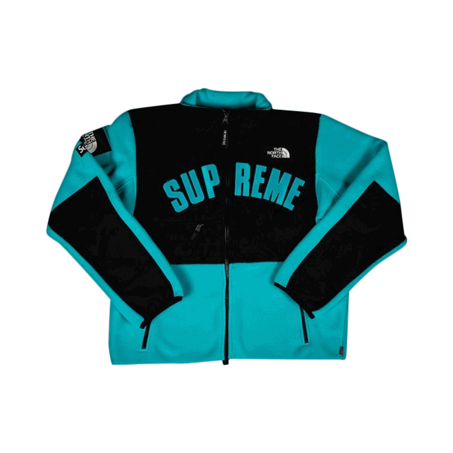 Яке Supreme The North Face x Arc Logo Denali Fleece Jacket Тюркоазено | SS19J10 TEAL, 0