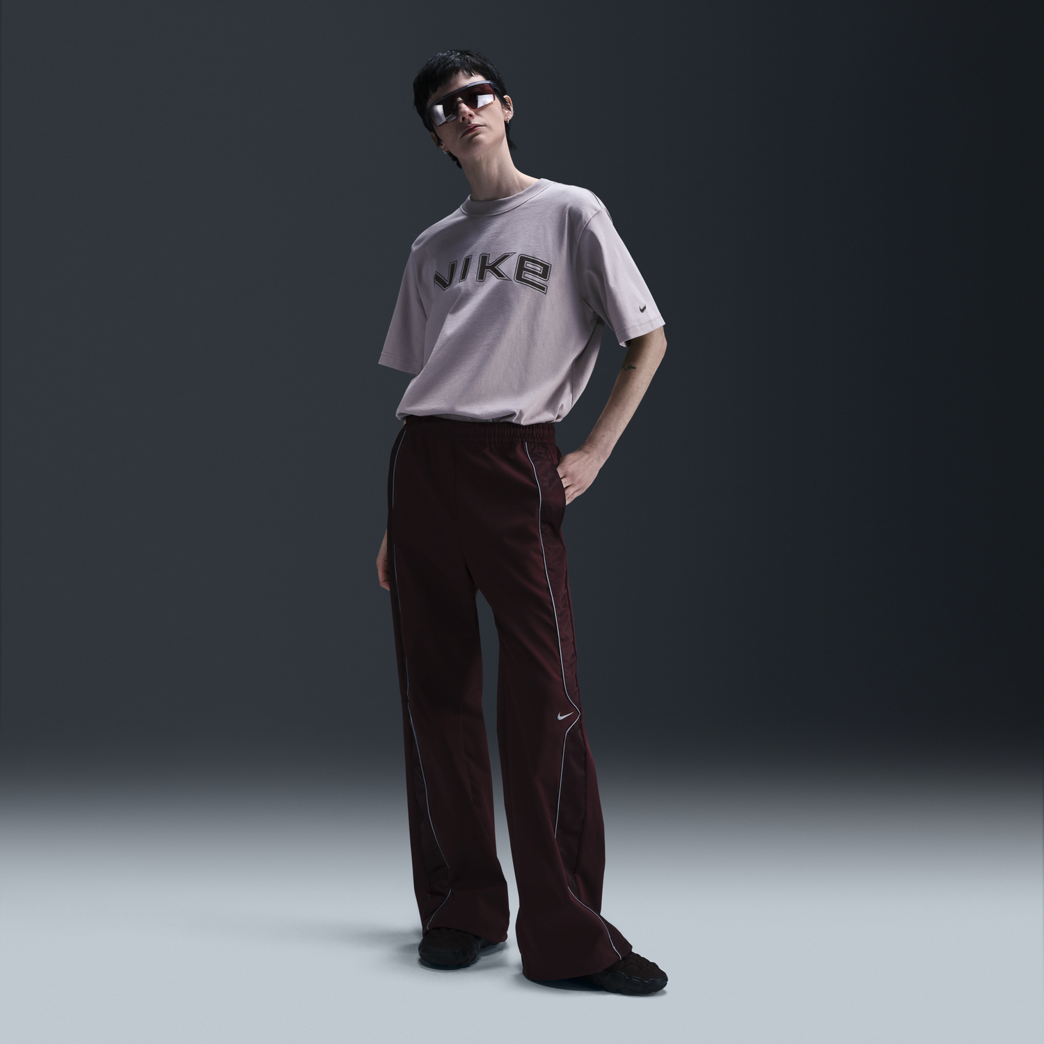 Тениска Nike Sportswear Loose Fit Printed T-Shirt Лилаво | HQ1679-226, 1
