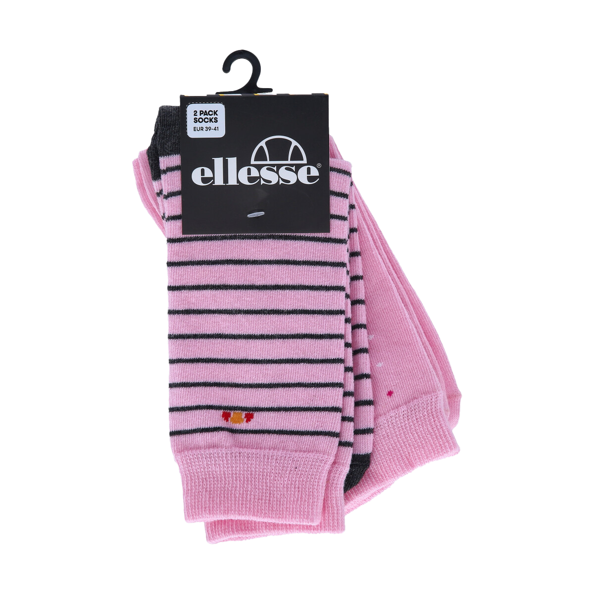 Чорапи Ellesse 2-Pack Striped and Solid Socks Розово | ELS241203-02, 0