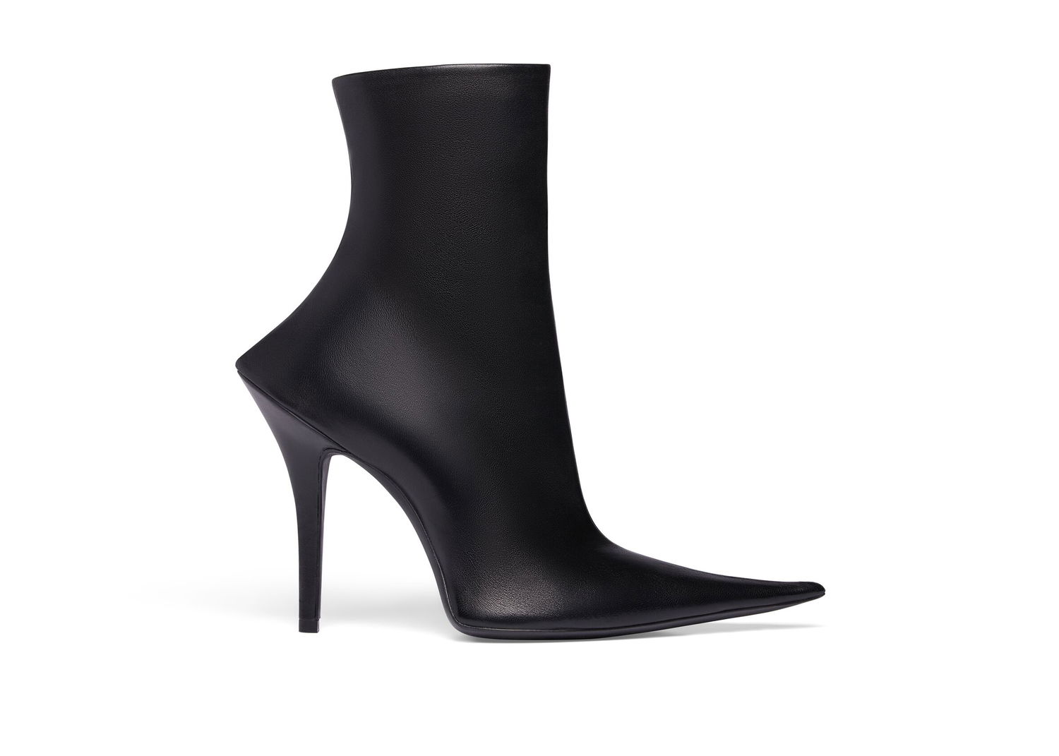 Кецове и обувки Balenciaga Witch 110mm Booties "Black Sheepskin" W Черно | 747603WBCW01000, 0