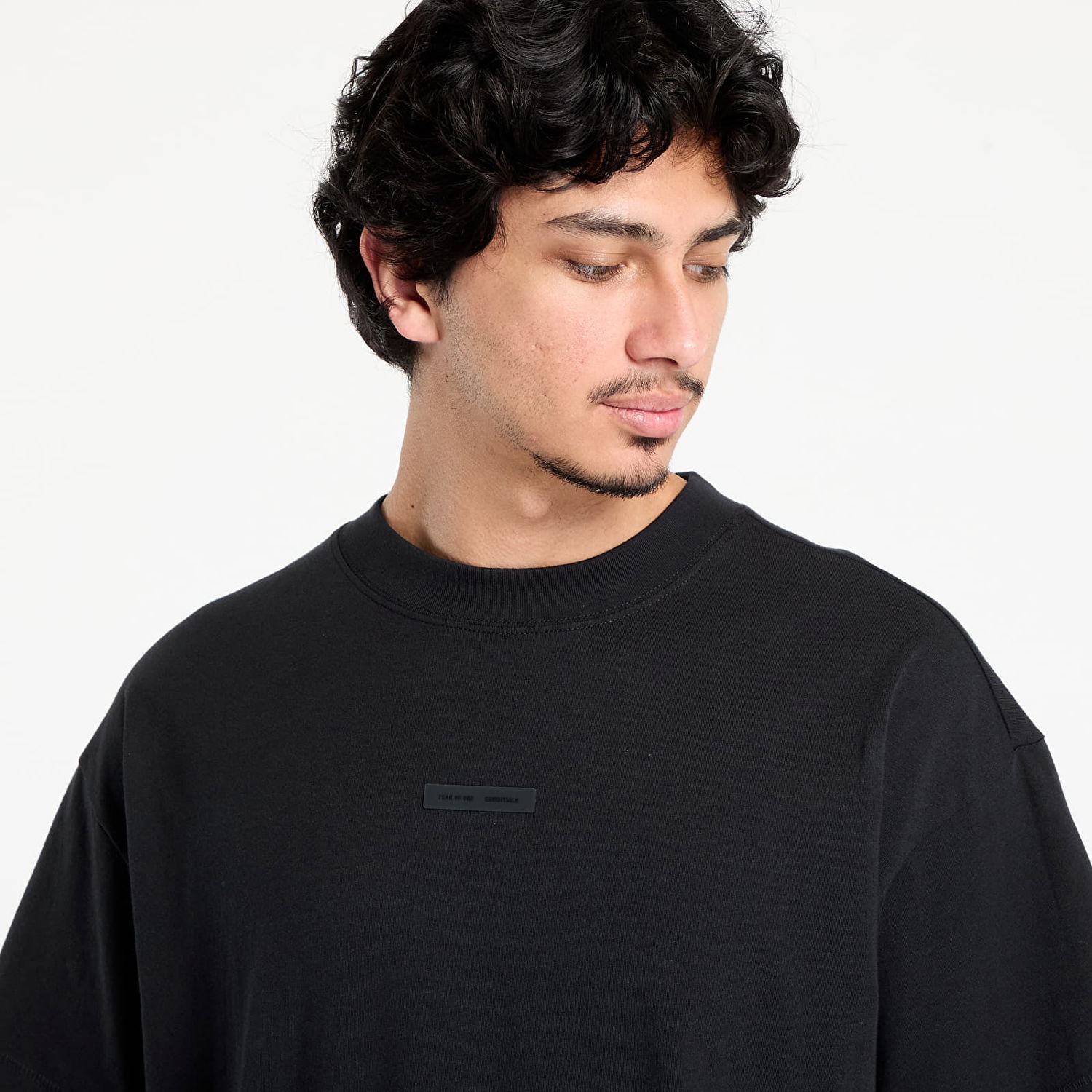 Тениска Fear of God Fear of God Essentials Tee Черно | 125SP254280F-861, 1