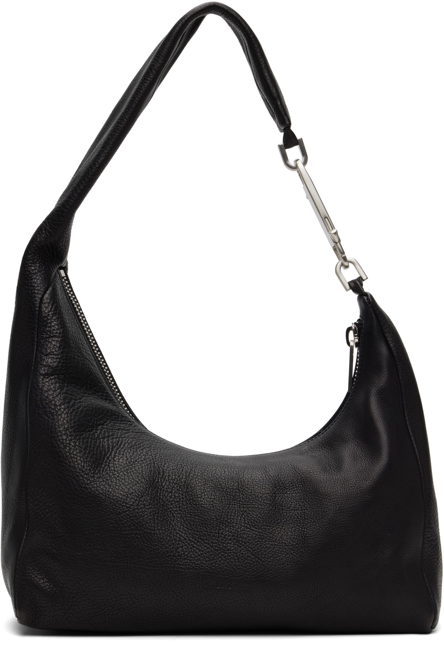Чанта през рамо Rick Owens Rick Owens Small Gemini Shoulder Bag Черно | RA02E0721 LBU, 0