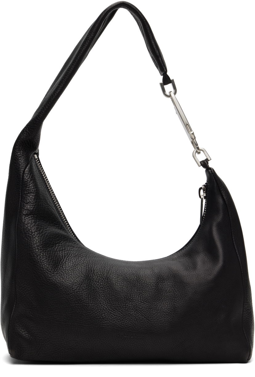 Чанта през рамо Rick Owens Rick Owens Small Gemini Shoulder Bag Черно | RA02E0721 LBU