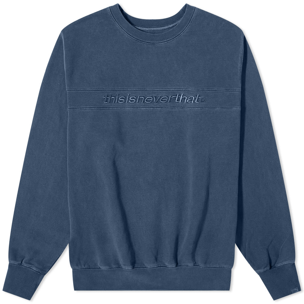 Суитчър thisisneverthat SP-Logo Crew Sweat Тъмно синьо | TN221TSWCW06-NY, 0