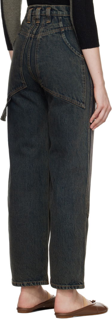 Дънки Eckhaus Latta Eckhaus Latta Double Knee Baggy Jeans Синьо | 1229-EL-PF25-MR -, 2