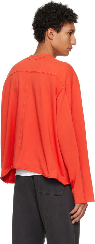 Тениска Entire Studios Heavy Raglan Raw-Edge Long Sleeve T-shirt Оранжево
 | ES2486CH, 2