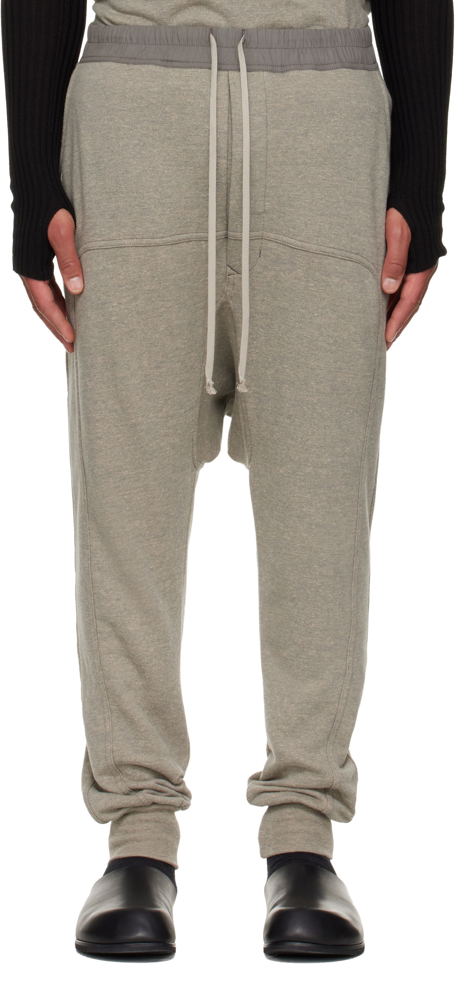 Спортни панталони Rick Owens Concordians Drawstring Sweatpants Сиво | DU02E7395 FGM, 0